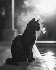 Poszter 40x50cm Macskaszünet