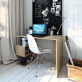 Számítógépasztal Abaras (artisan tölgy + grafit). 1033970