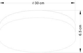 Globo 32113 - Fürdőszobai lámpa VRANOS 3xE27/40W/230V IP44