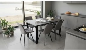 COLIN szürke kihúzható étkezőasztal