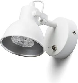 RENDL ROSITA I nástěnná bílá/stříbrnošedá 230V LED GU10 9W