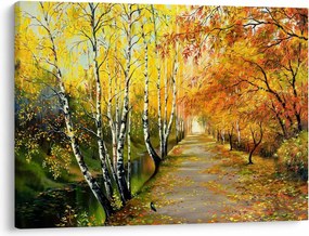 Kép - Egy romantikus sugárút a víz mentén. (70x50 cm)