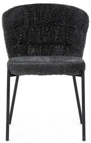 Étkezőszék szürke bouclé szövettel. CT-W1077 GREY2