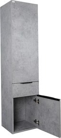 TMP VOX SZÜRKE fali fürdőszobai ÁLLÓSZEKRÉNY - 160 x 38 cm