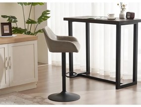 Szürke Ekobőr Bárszék. AUB-716 GREY3