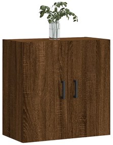 barna tölgy színű szerelt fa faliszekrény 60 x 31 x 60 cm