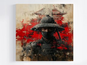 Vászonkép Canvas Portré Szamuráj Harcos Ninja Japán Ázsia 80x80