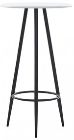 fehér MDF bárasztal 60 x 107,5 cm