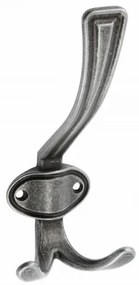 Fogas fém, CORUNA-D, kalaptartós, antik ezüst