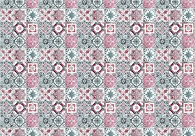 Fotótapéta Geometrikus vinil minták 460x300 Díszek mozaik +ragasztó
