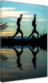 Vászonkép 40x60 Reggeli jóga