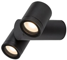 RÁBALUX 77111 ENOL Modern Kültéri Fali Lámpa Fekete GU10 IP44