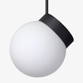 Lucis függeszték Polaris Ztr 1x100(77)W E27 üveg fekete opál ZTR.11.28