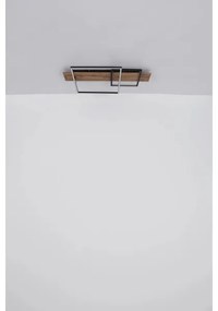 Globo 67289D1 - LED mennyezeti lámpa VANNI LED/24W/230V barna/fekete