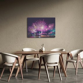 Tűzijáték képe (70x50 cm)