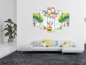 Kép – Boldog róka (150x105 cm)