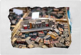 Poszterek 90x60 Love felirat