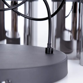 Globo 15707-3HR - Csillár zsinóron REID 3xE27/15W/230V átm. 27 cm tölgy