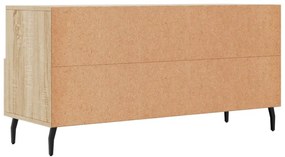 sonoma tölgy színű szerelt fa TV-szekrény 102 x 36 x 50 cm