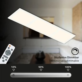 Briloner 7388-016 - RGBW Dimmelhető mennyezeti lámpa LED/24W/230V + távirányító