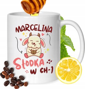 Bögre Marcelina Barátnőknek Ajándék Nyomtatott Fehér 330ml