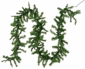 NEXOS Karácsonyi dekorációs füzér 2,7 m meleg fehér