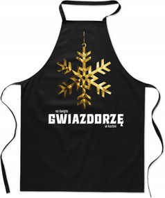 Konyhai Kötény Mesteri Nyomtatással Karácsonyra Csillag A Konyhában ajándék