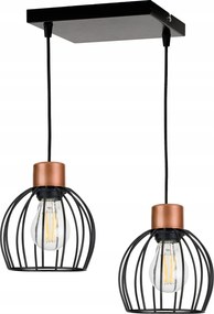 Mennyezeti függőlámpa Csillár Túlnyúlás gömb réz