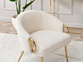 Fotel Carma F (krém + arany). 1109982