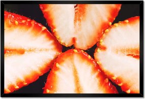 Poszterek keretben 60x40 Eper szeletek