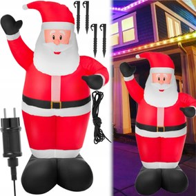 Felfújható Mikulás Nagy Világító Figura Otthonra És Kertbe XL