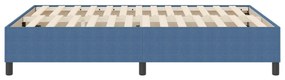 Boxspring Ágy Kék 160x200 cm Corduroy Szövet