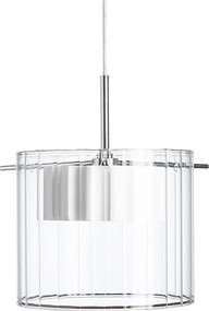 RENDL ESTRA I závěsná bílá čiré sklo 230V LED 5W 3000K