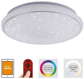 Leuchten Direkt 14743-16 - LED RGB Dimmelhető lámpa JUPI LED/28W/230V + távirányító