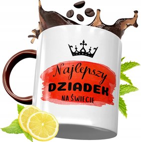 Bordó Bögre Nagypapának Születésnapra Ajándék fényképes nyomattal