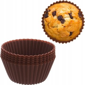 6X Szilikon Muffin Sütőformák Muffin Muffinokhoz