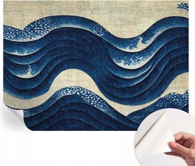 Öntapadós tapéta Fali furnér 3D hatás Óceán formák 208x146 cm