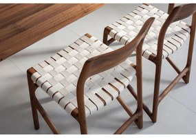 Barna-krémszínű étkezőszék Fawn – Gazzda