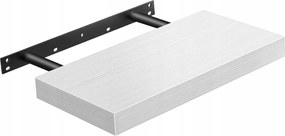 Fali Polc 20 x 40 x 3,8 CM Akasztós Könyvespolc Keret Dekoráció Fehér Juhar