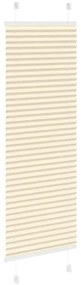 pliszírozott redőny krém 50x100 cm szövetszélesség 49,4 cm