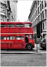 Poszterek A0 Pion Piros busz London