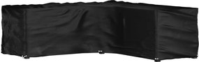 vidaXL L-alakú kerti bútorhuzat 16 fűzőlyukkal 285 x 285 x 90 cm