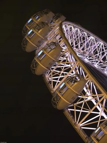 Poszter 30x40cm London Eye éjszaka 2, Assaf Frank