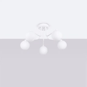 Sollux SL.1660 - Csillár rúdon ASTRAL 5xG9/8W/230V fehér