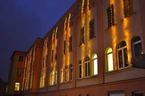 NEXOS Fényfüzér 4 m 40 LED meleg fehér zöld kábel