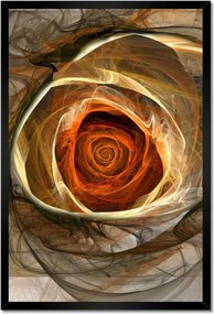 Poszterek keretben 40x60 Absztrakt rózsa