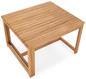 Natúr színű tölgyfa dohányzóasztal 60x70 cm Unai – MOME