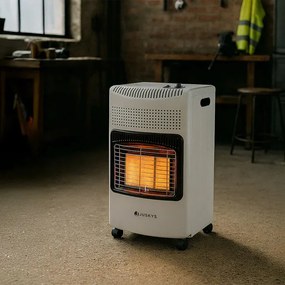 Juskys Gázfűtő 42x36x73 cm - fehér