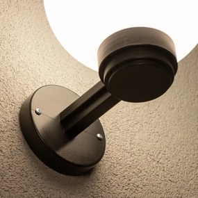 Brilagi-LED RGBW kültéri fali lámpatest HARBOR 1xE27/12W/230V IP33fekete/fehér