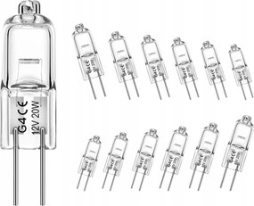 Halogén Izzó Halogén G4 20W 12V Izzó 12 db